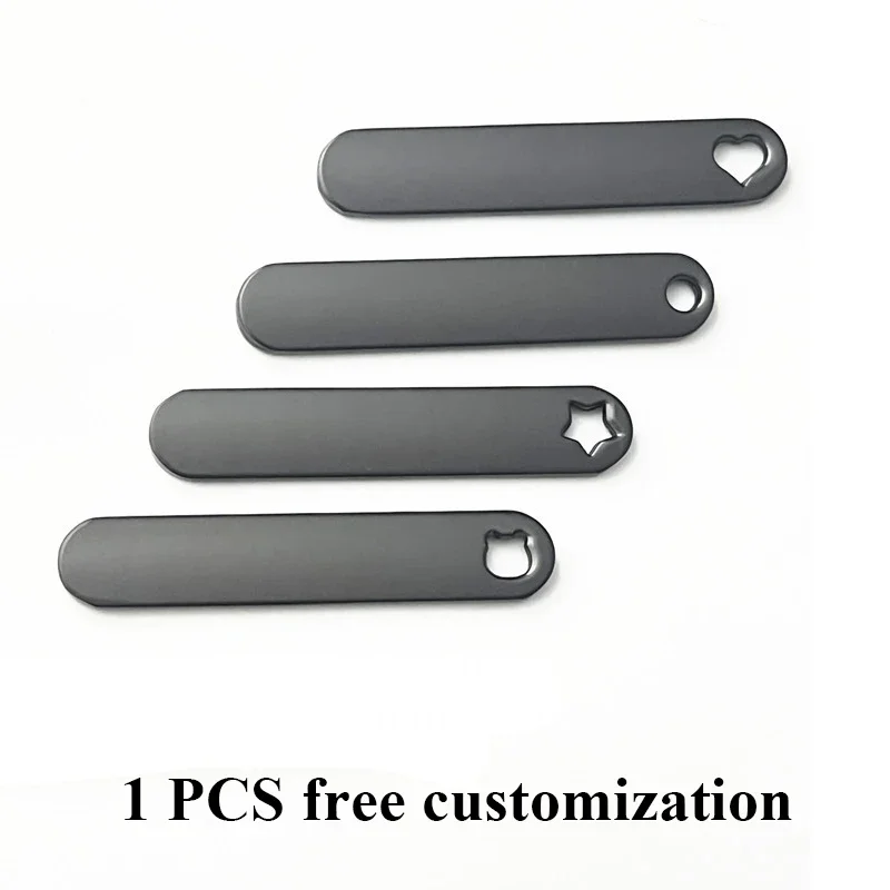 ALEX STREETER 1PCS free engraved logo metal keychain customized car phone number boyfriend name gift car keychain