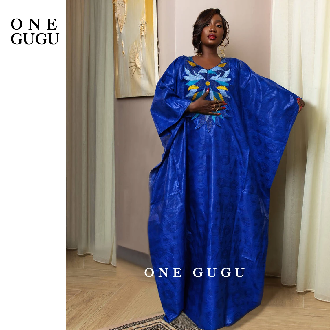 

Royal Blue Original Perfumed Nigerian Baizn Dashiki Boubou Dress African Traditional Wedding Dress Bazin Riche Boubou Long Robe
