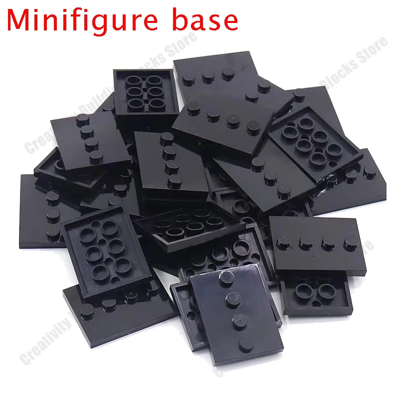 Hot-selling mini-figure accessories universal base plate 3X4 basic board figure display standing assembly building blocks