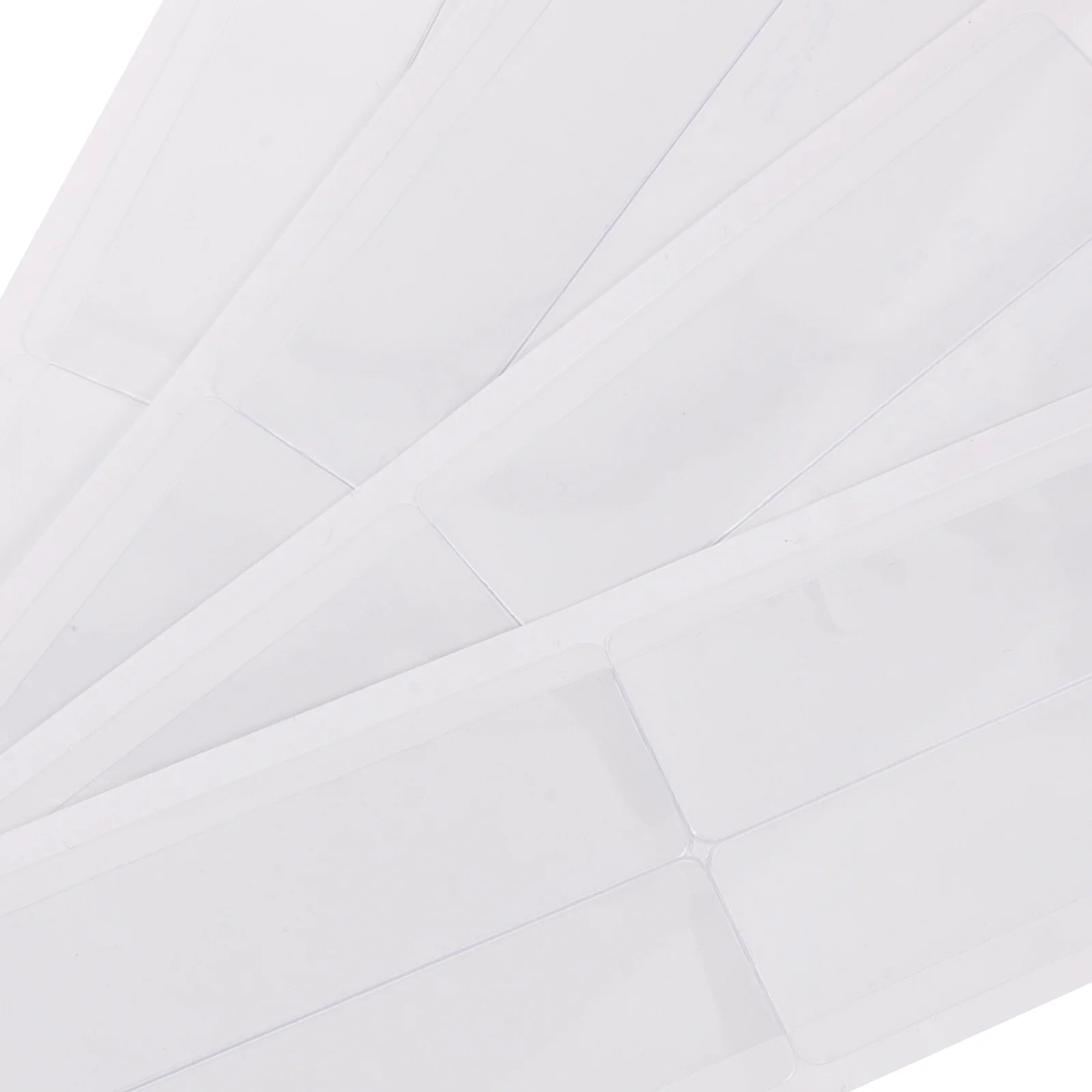 

Self Adhesive Transparent Label Holders Waterproof Clear Plastic Pockets for Cards Business Card Protection Sleeves