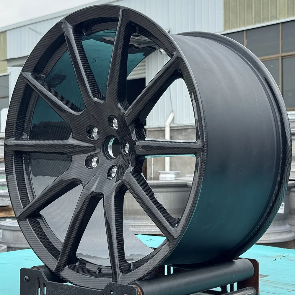 

Factory Direct Sales 19 20 21 22 23 24 Inch 6061-T6 Alloy Car Wheels Custom 5x114.3 5x112 Carbon Fiber Wheel For Racing Car