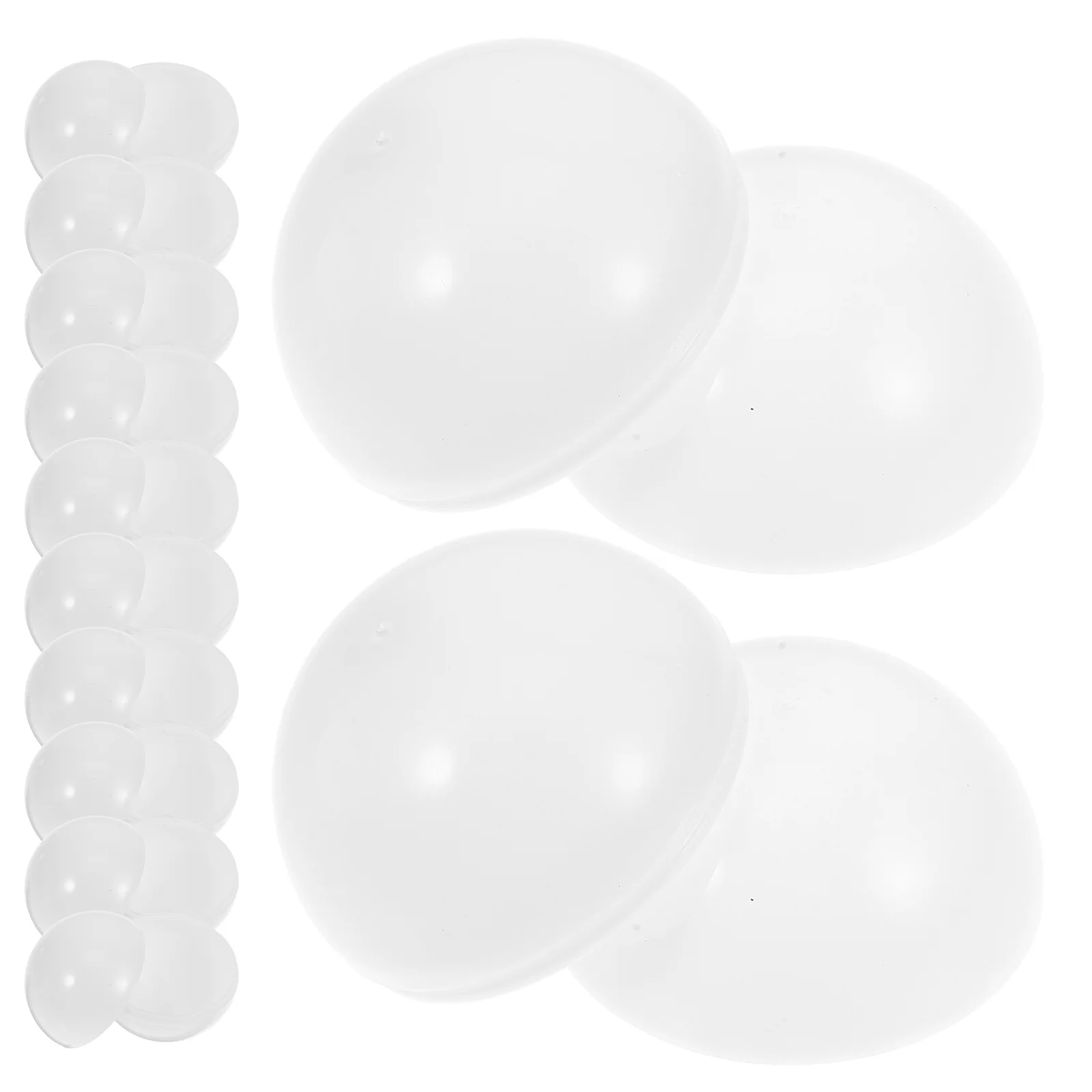30 Pcs Lottery Balls 4CM Opening Reusable PVC Smooth Solid Color Lightweight Compact Size Raffle Events Game Draw
