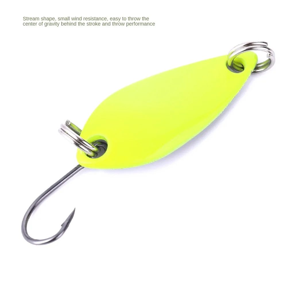 مشبك ملعقة صغير مقاوم للرياح منخفض ، تأثير أفضل ، بعد الانعكاس المائي ، جاذبية قوية ، ملون ، سهل الرمي ، 1-10