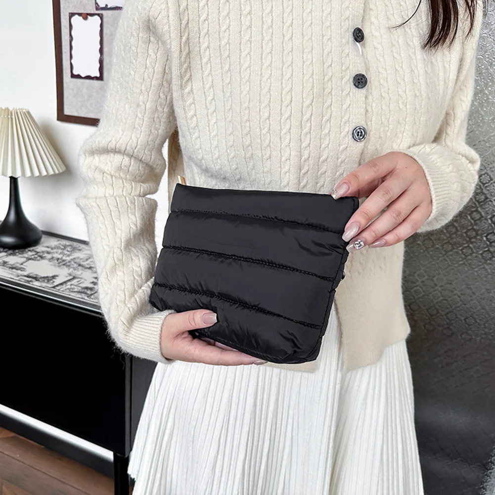 حقيبة مستحضرات التجميل العصرية للنساء للسفر وفرش المكياج ومقبض تخزين لفرش المكياج وأحمر الشفاه والإكسسوارات الإلكترونية #5