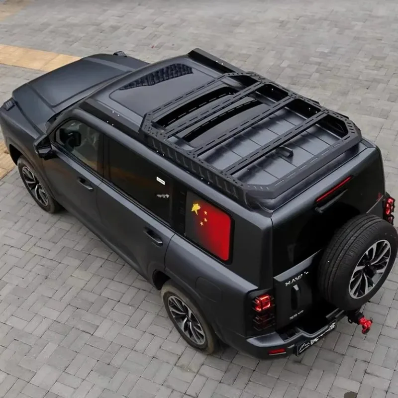 

High Quality Car Exterior Modification Accessories Steel Side Ladder Removable Lage Roof Rack for Haval H9 2025 Accessories