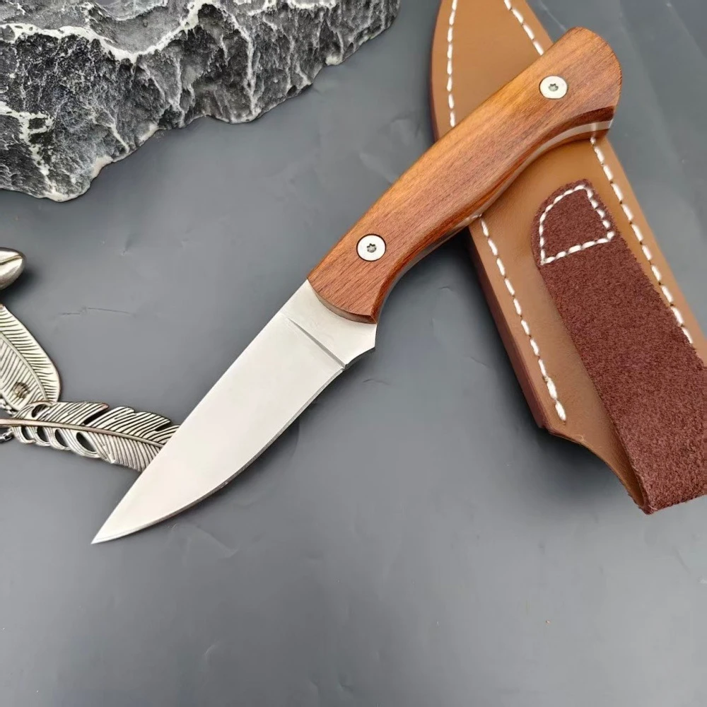 

Lightweight Portable Outdoor Durable Straight Knife Jungle Adventure Emergency Wood Cutting EDC Knives with Sheath Fishing Tools