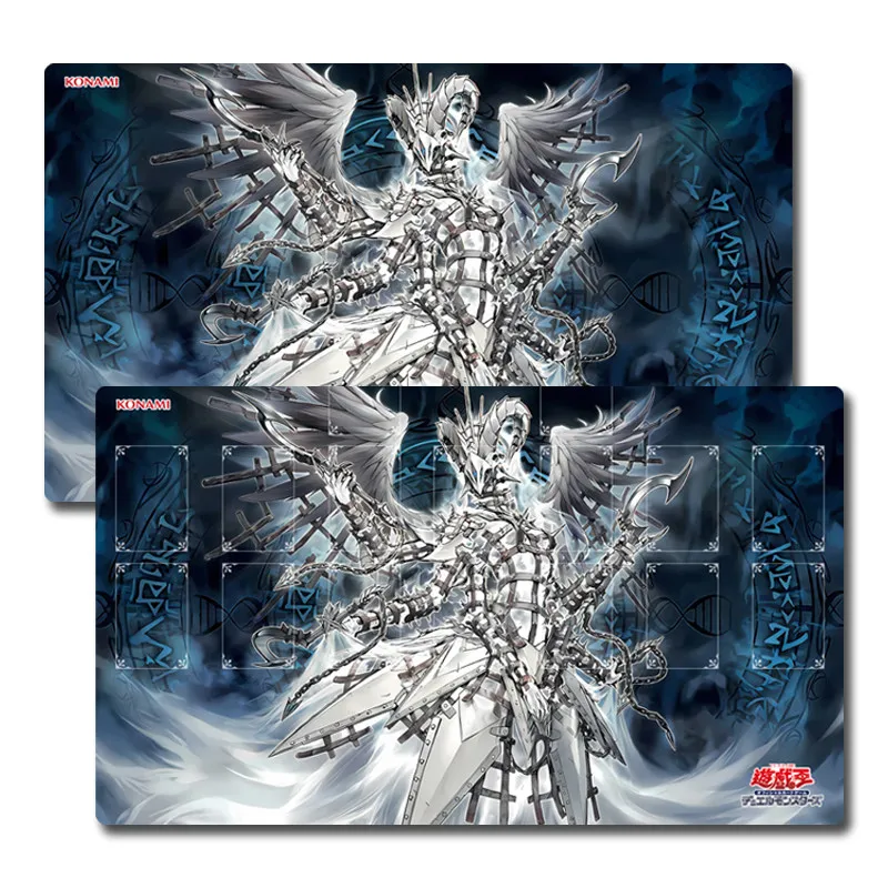 Yugioh Junora the Power Patron of Tuning Play Mat Yu-Gi-Oh! TCG OCG Trading Card Games Mat Duel Plate Rubber Card Mat Mouse Pad