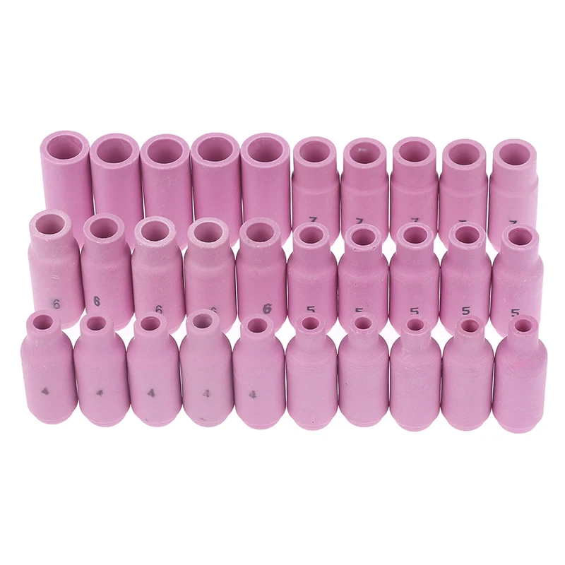 5PCS 10N49/50 Plasma Cutting Ceramic Cups Alumina Nozzle Cups TIG Welding Large