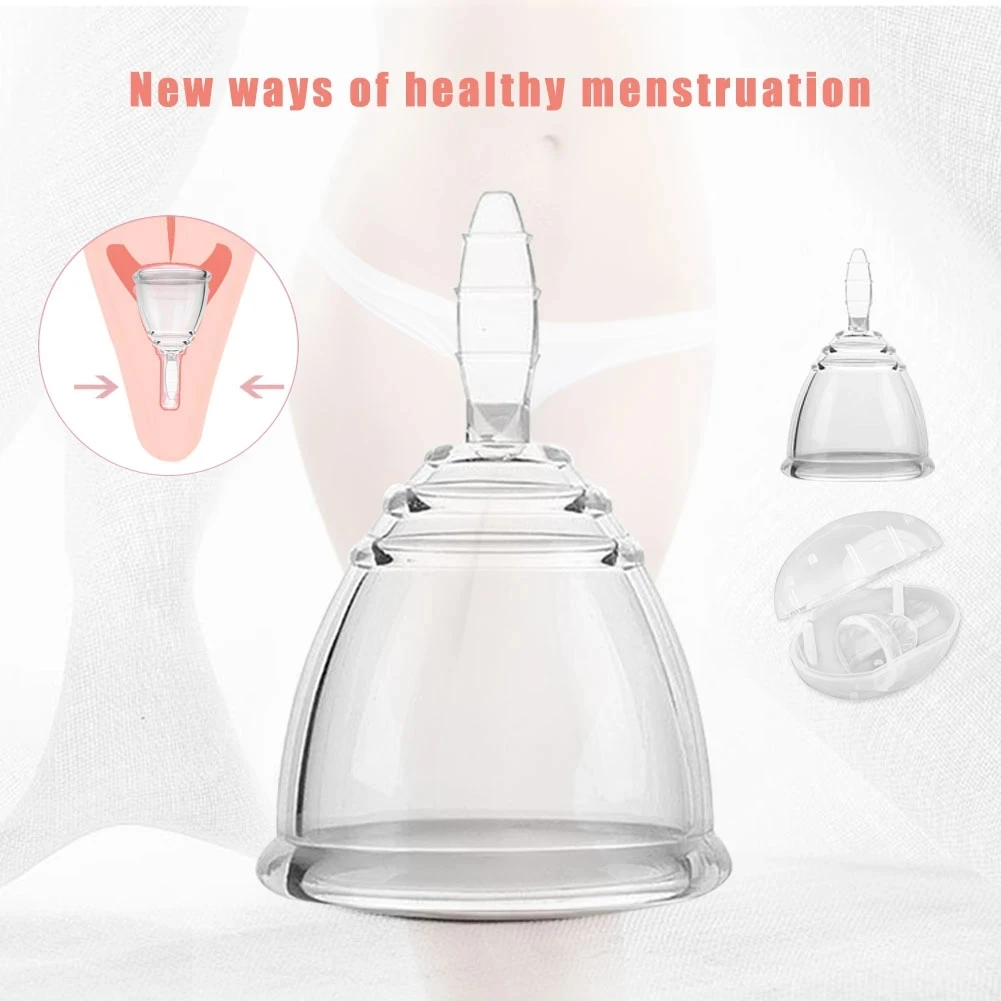 Menstrual Cup For Women Feminine Hygiene Product Medical Grade Silicone Moon Period Cup S L Size Woman Lady Cup