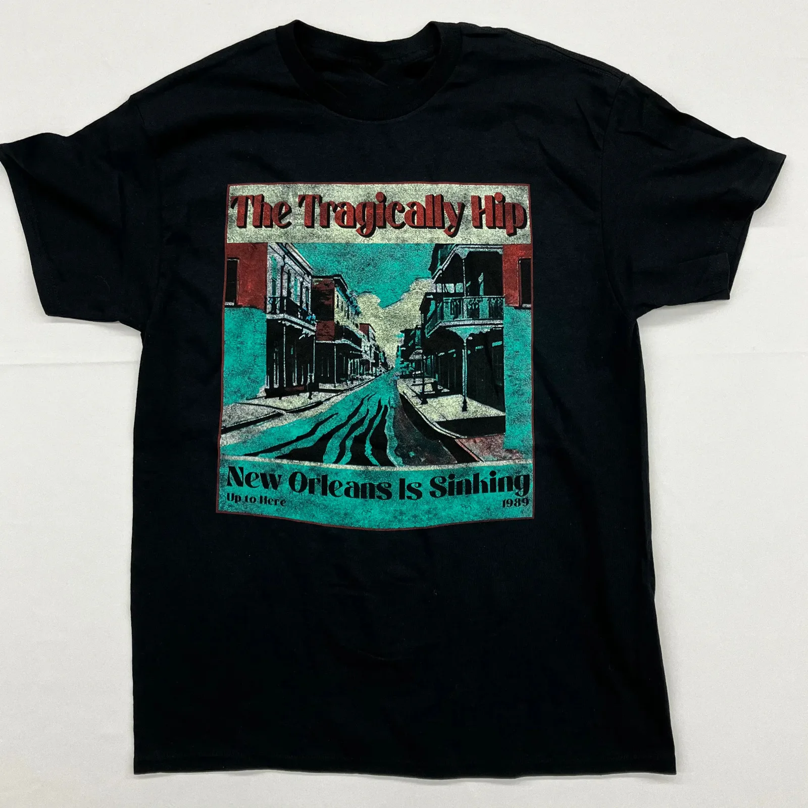 

Tragically Hip The New Orleans Is Sinking Black T Shirt LT045