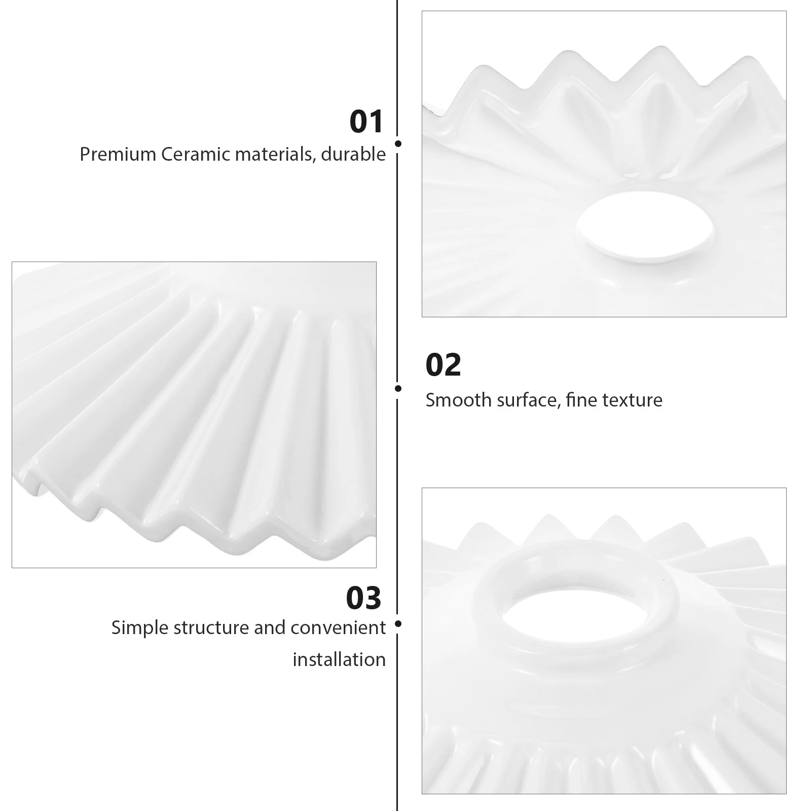 

Керамический подвесной абажур, белый потолочный светильник, замена абажура для люстры, подвесной туалетный столик, настенный светильник