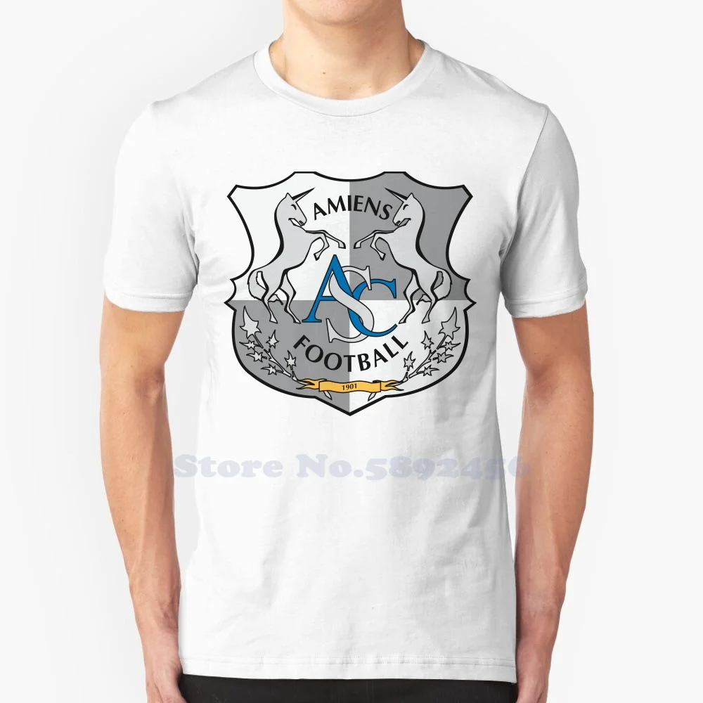 

FC Amiens Brand Logo Streetwear T Shirt Top Quality Graphic Tees
