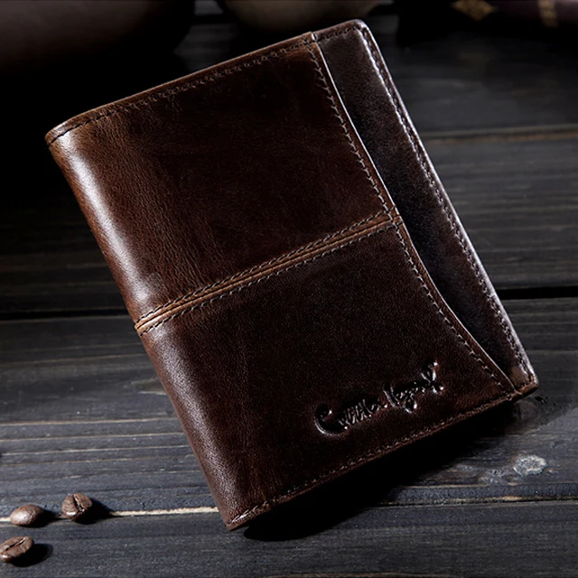 Cobler Legend Wallets for Men Genuine Leather Card Holder Fashion Retro Brand Bag