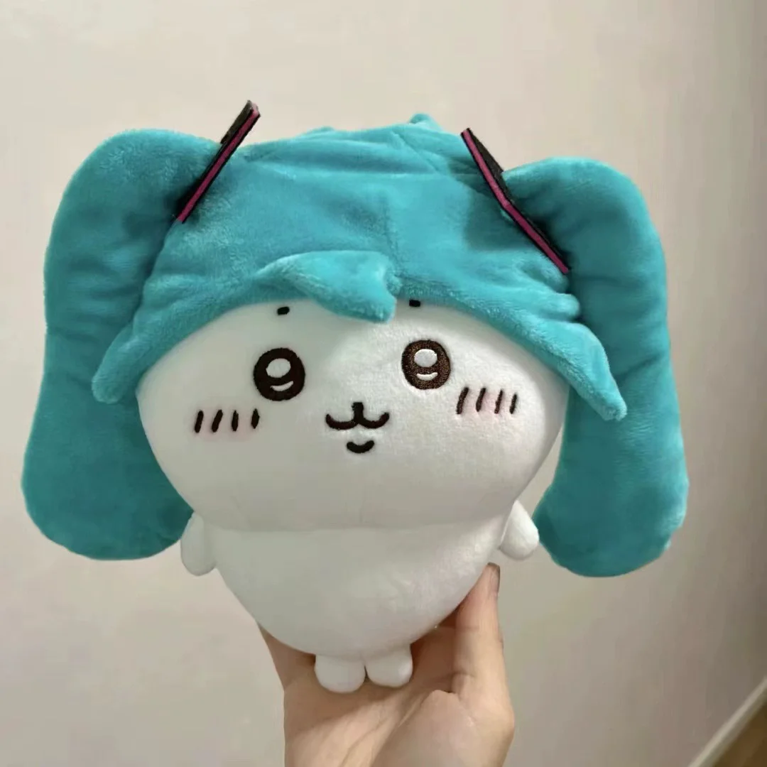 

18x10x25 см, новинка 2025 года, аниме Хацунэ Мику, фигурка fufu Kawaii Q версия, плюшевые игрушки, куклы, украшения, подарки
