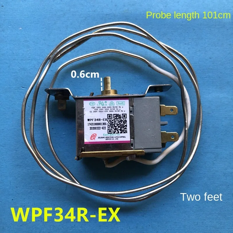 For refrigerator thermostat temperature control switch WPF34R-EX two-legged mechanical universal