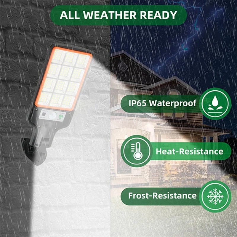 AF90-Solar Outdoor Lights-Motion Sensor Solar Powered Lights3 Modes-With Remote Control-Wall Security Lights