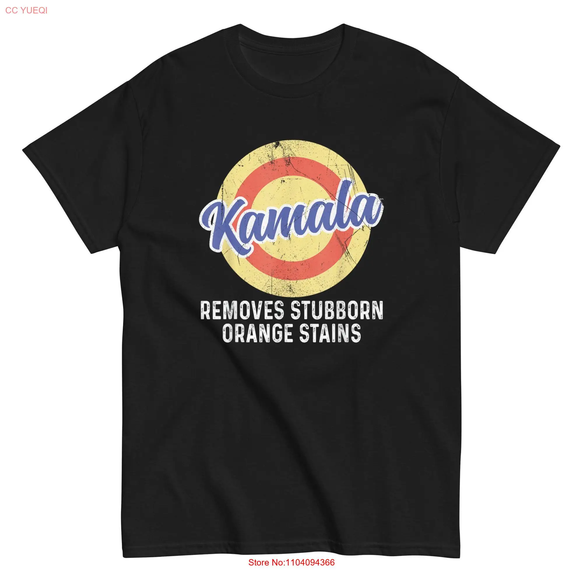 Kamala Harris 2024 Removes Stubborn Orange Stains classic tee long or short sleeves