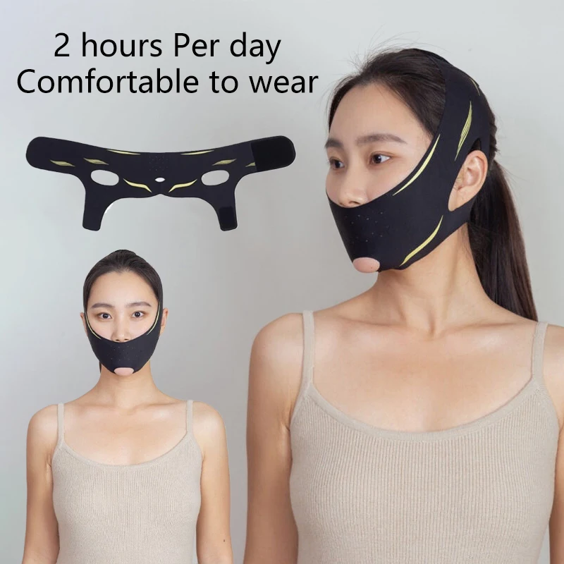 Chin Cheek Slimming Bandage V Shape V Line Lifting Mask Face Lifting Anti Wrinkle Strap Band Sleeping Mask Beauty Health