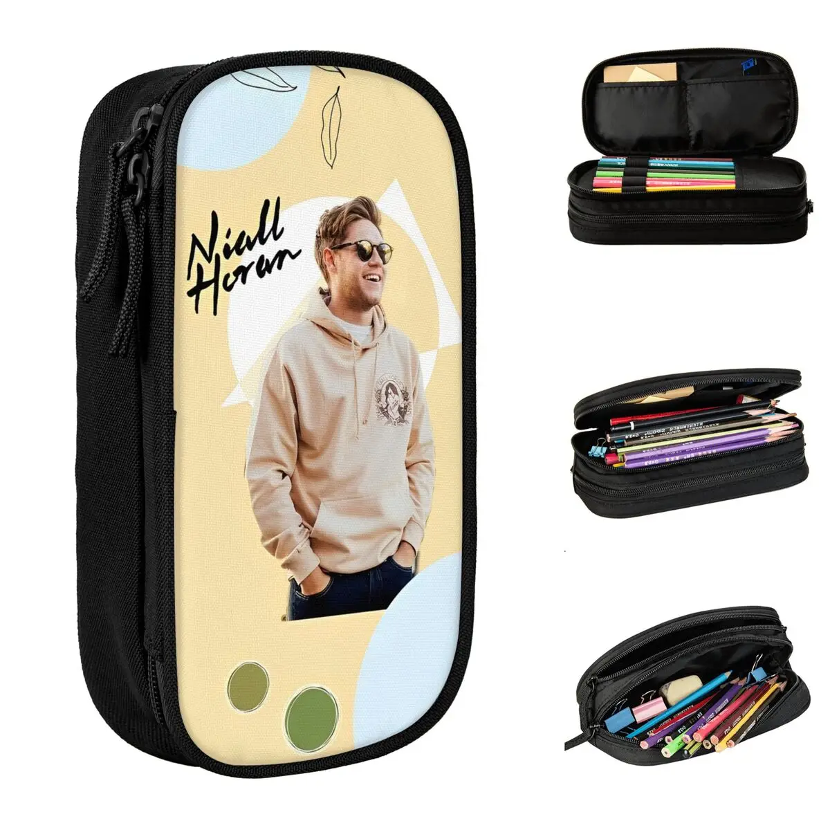 

Niall Horan Pencil Cases Fun Pen Bag Girls Boys Large Storage Students School Cosmetic Pencilcases