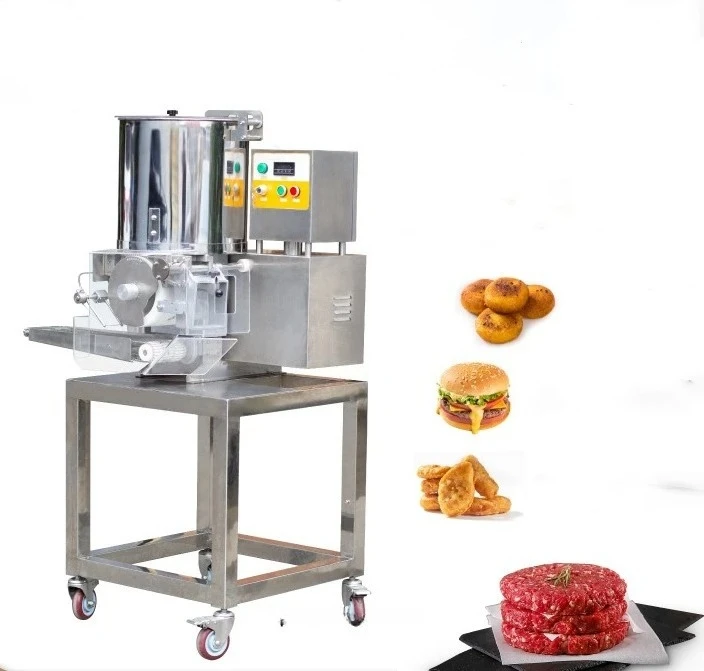 Automatic hamburger patty making machine, hamburger forming machine for hotel restaurants