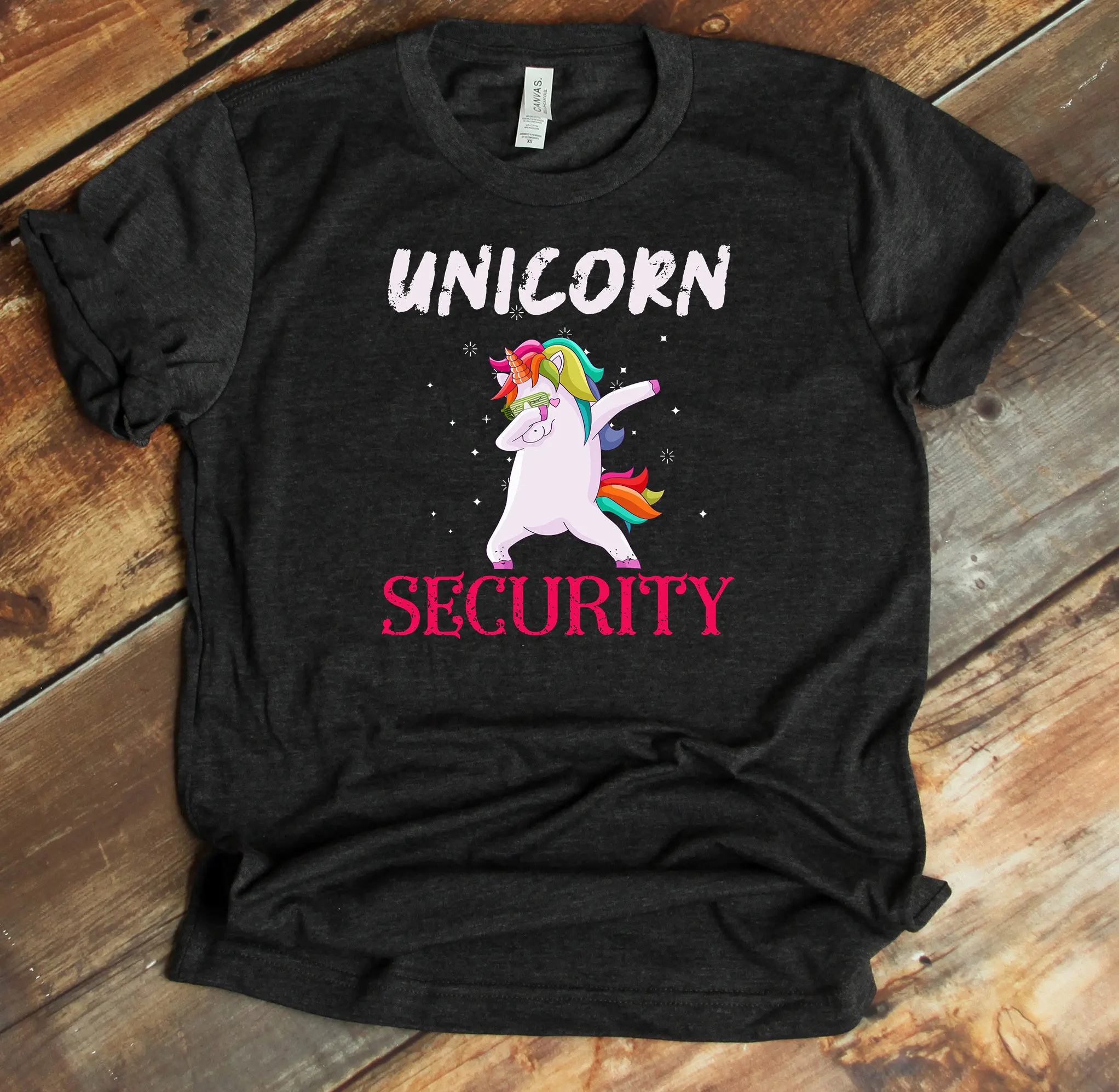 Unicorn Security T Shirt Rainbows Mystical Horse Squad Birthday