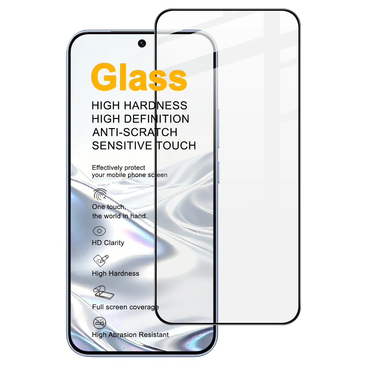 

for iQOO Z11 5G Tempered Glass IMAK Pro+ Screen Protector Film Support Fingerprint