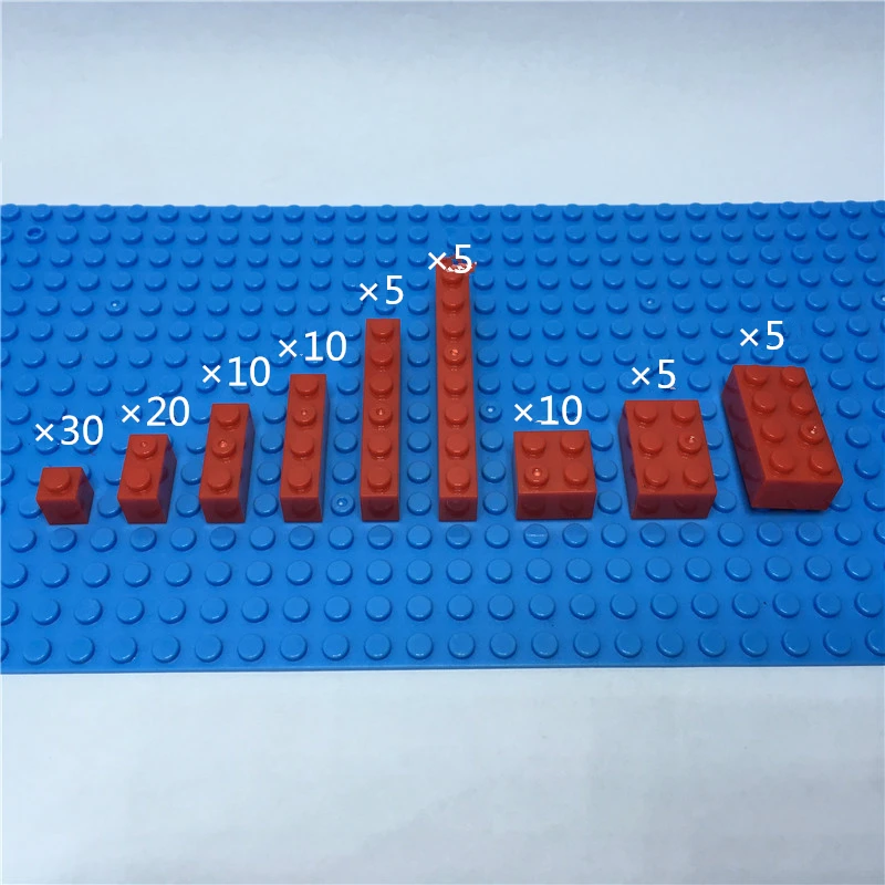 300 or 500pcs/lot Bulk Building Blocks Single Color 15 Colors Optional Children\'s Toys Compatible with Lego Toys for Children