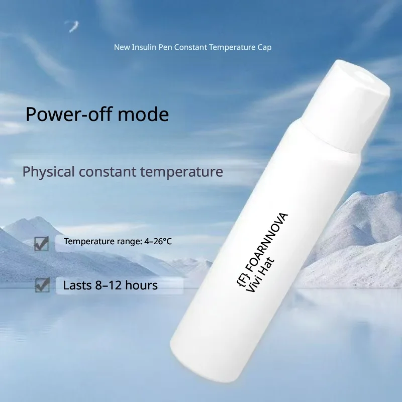 FOARNNova Vivi Hat Insulin Pen Constant Temperature Cap, No Charging Physical Thermostat Storage Case 8‑12H Cooling