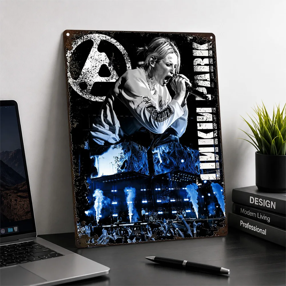 Emily Concert Performance Textured Metal Poster Graphic Wall Art For Music Studio Personalized Aluminum Sign Band Fan Gift Idea