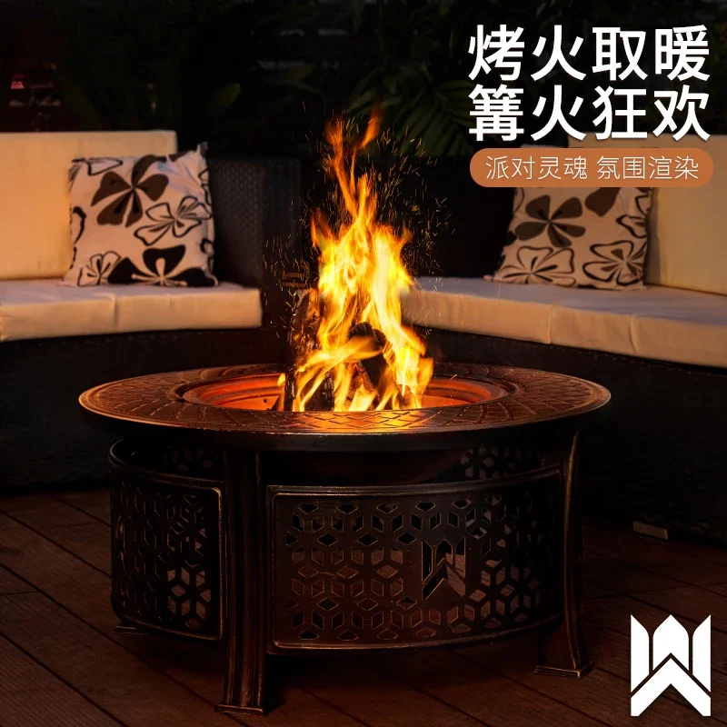 Furnace making tea Household barbecue grill Indoor brazier Outdoor heating stove Charcoal stove Table Charcoal stove Baking stov