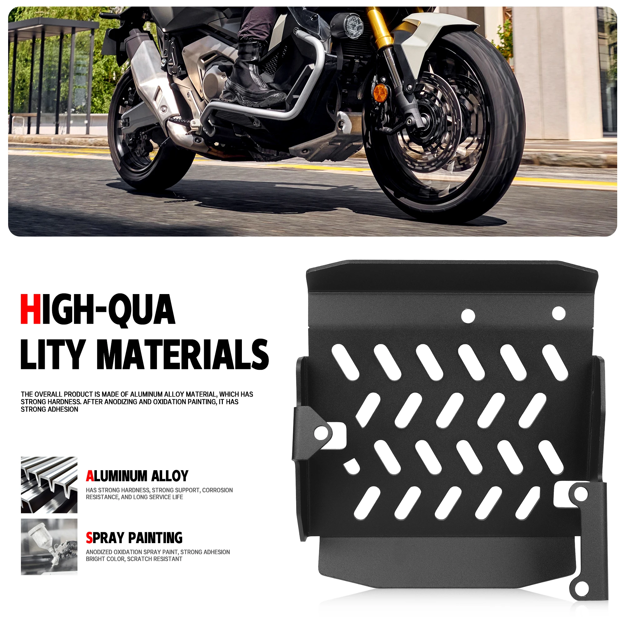 Motorcycle Skid Plate Belly Pan Engine Chassis Guard Protective Cover For NC750X NC 750X NC 750 X XADV750 XADV 750