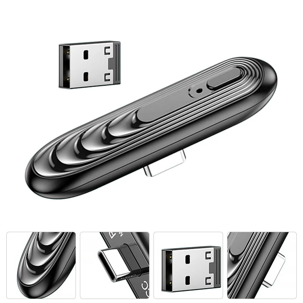 محول صوت لاسلكي 5.0 نقل عالي الوضوح USB Type-C لسماعات الكمبيوتر نظام ستيريو السيارة بدون تأخير