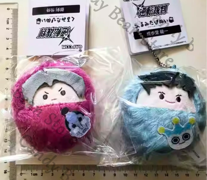 

Подлинное аниме Ace Attorney Phoenix Wright Miles Edgeworth косплей мультфильм пушистая кукольная кукла-брелок для ключей Рождество