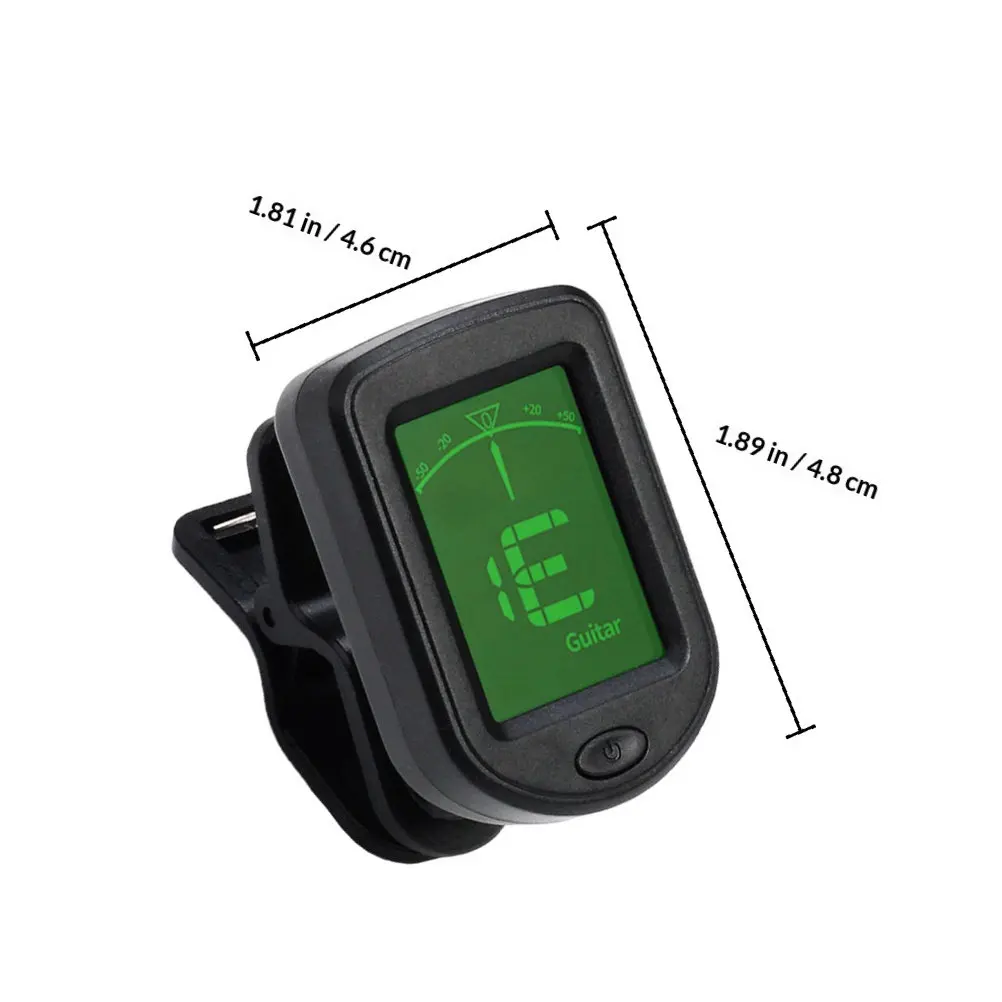 Universal Tuner for Guitar Violin Ukulele Bass Compact Clip-on Design Non-Slip Clamp Portable Music Instrument Tuning view 4