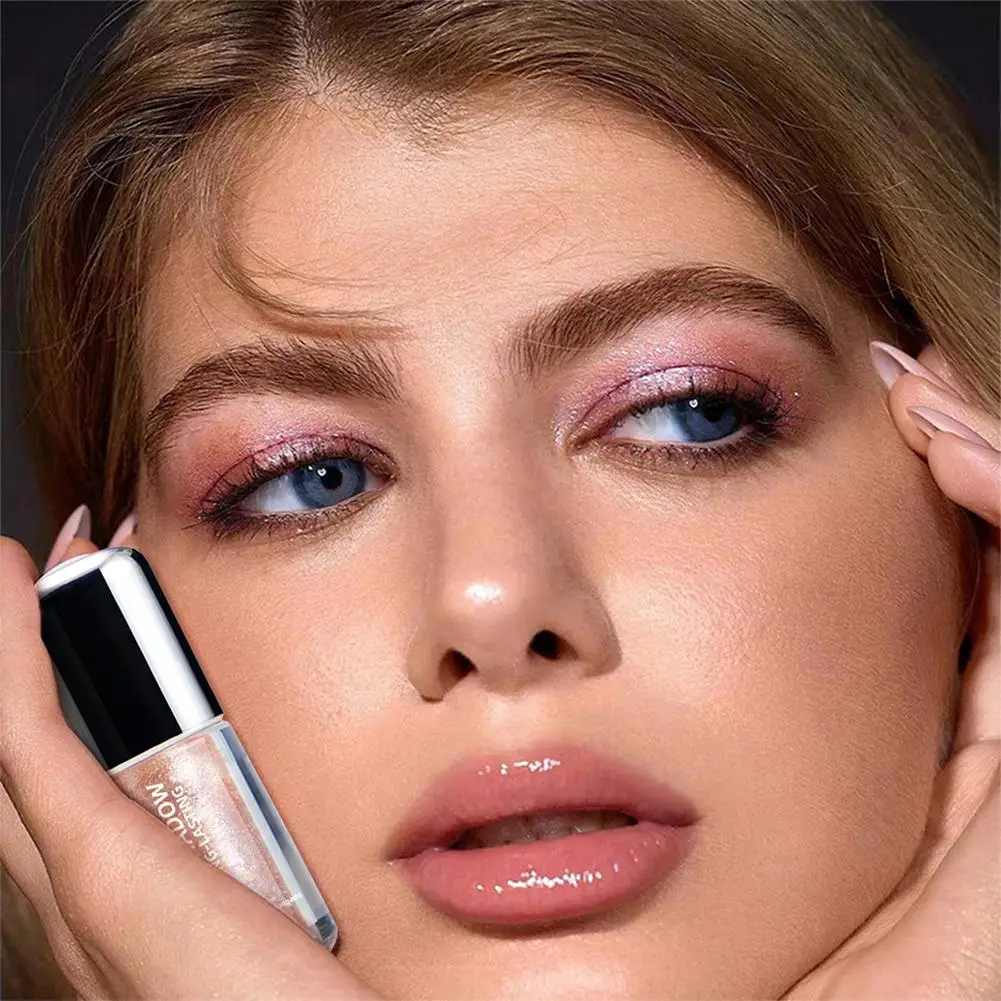 Balletism Ombretto liquido Scintillante Perlescente Diamante spezzato Shimmer Ombretto ad alta luce Ombretto Trucco liquido
