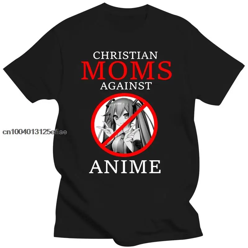 

2021 Hottest Sale Christian Moms Against Anime Comfortabled Couple Tees Hip Hop T-Shirts Streetwears Unsiex Clothes New Clothing