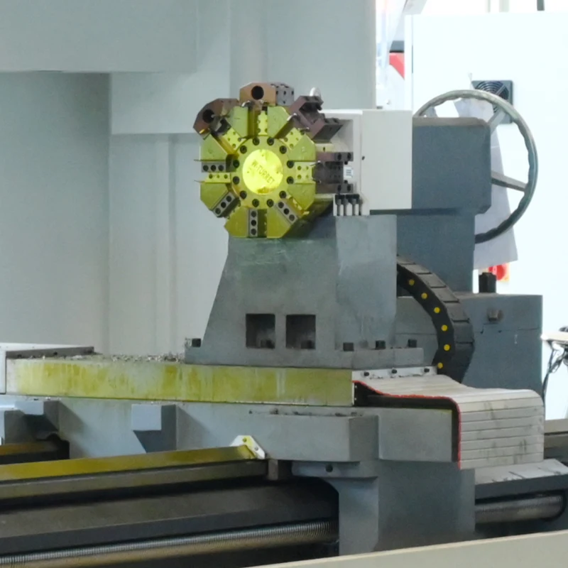 CNC Lathe Turning Machine Single Spindle Horizontal Design Medium Featuring Motor Bearing Engine PLC