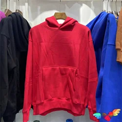 2023fw Double Layer Season 6 Hoody Men Women Hip Hop Red Kanye West Hoodie Blank Oversize Ye Sweatshirts