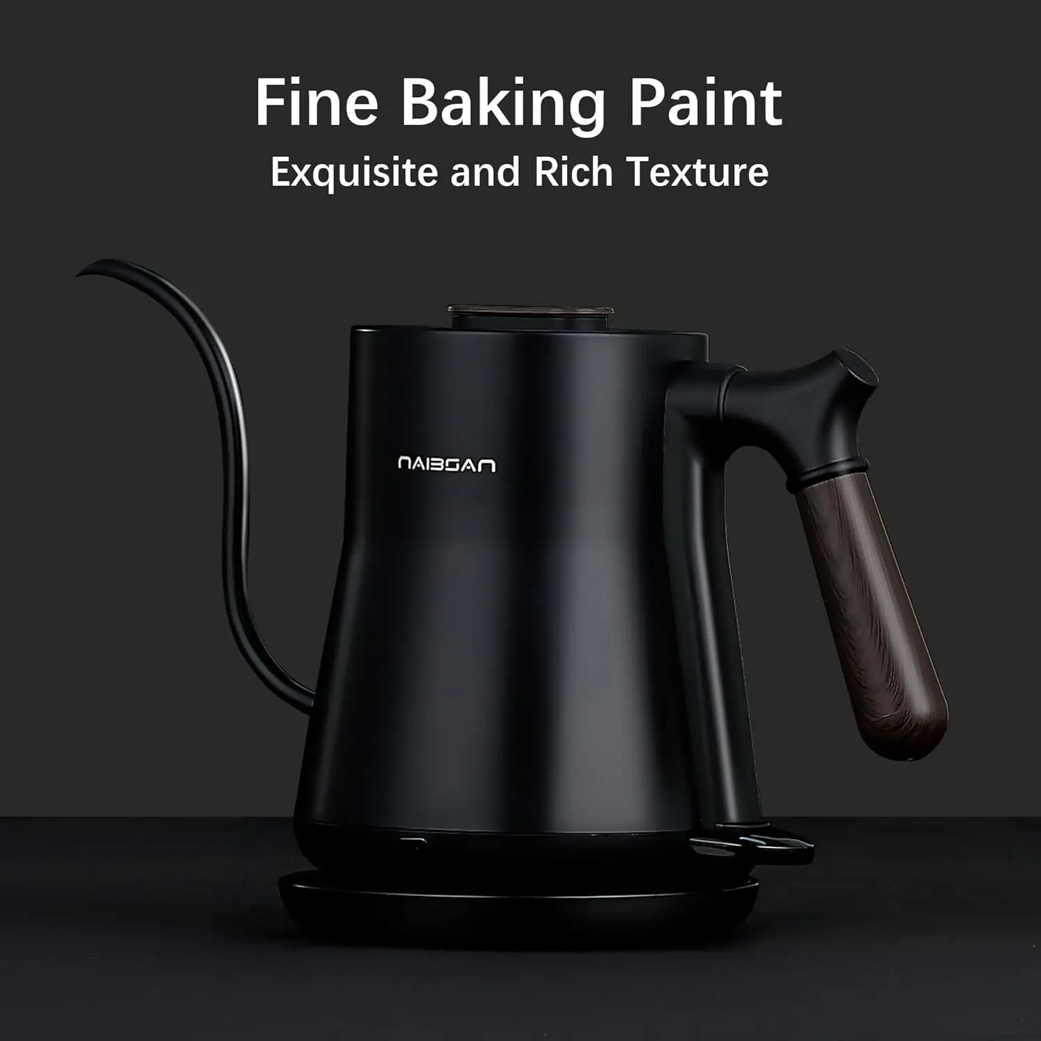 غلاية كهربائية من Nadbah-gooseneck ، شاي وقهوة ، فولاذ مقاوم للصدأ ، ماء ساخن ، 0.8 لتر