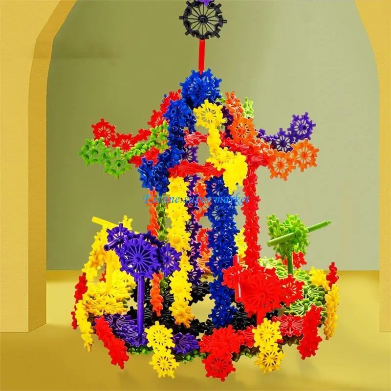 

090B Geometry 3-D Puzzle for Creative Building Block Logical Thinking Learning Toy for w/ Interlocked Piece for Preschool K