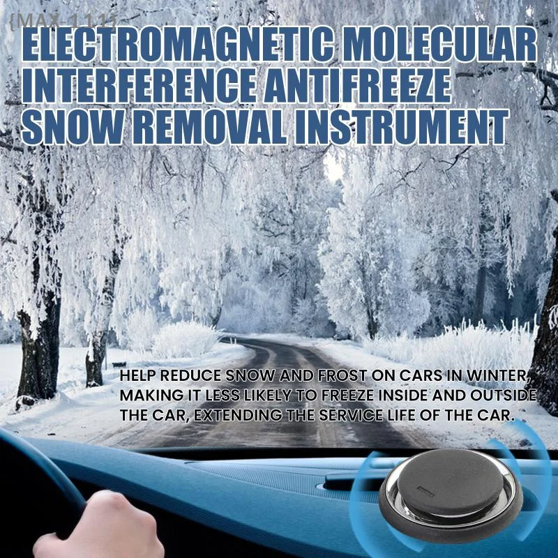 【F2-MAX111】Winter Car Electromagnetic Molecular Defroster - Solar Antifreeze Device Front Rear Windshield Snow Removal Instrumen