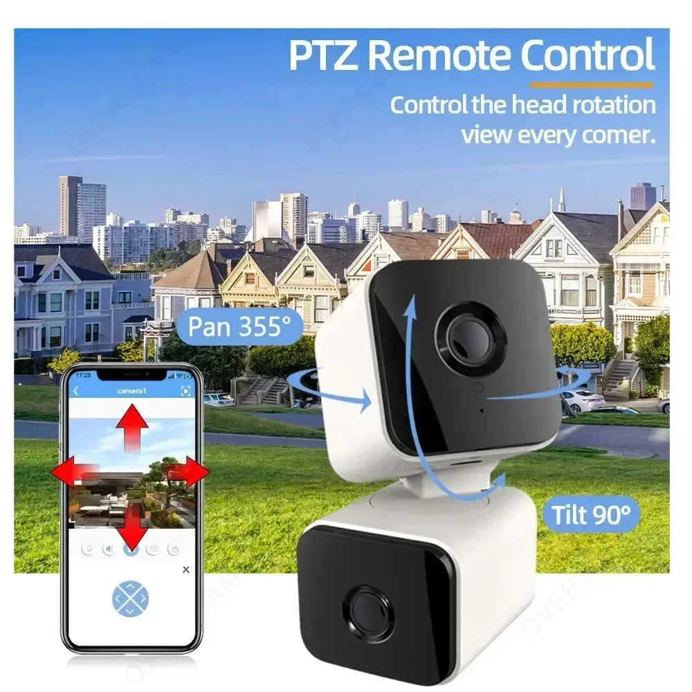 Smart Mini WiFi Sicherheit Kamera 6MP Dual Objektiv HD Video Überwachung IP Kamera Indoor Wireless Cam CCTV Sicherheit Schutz