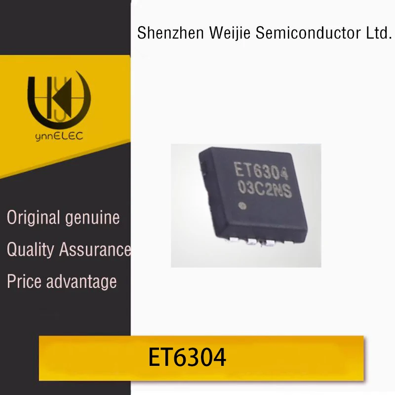 Brand New Original ET6304 N-Channel 30V 64A DFN-8-3x3 Package 6304 MOSFET Chip