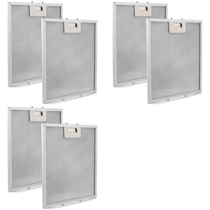 

【PASSIONE 】6X Suitable For W10169961A Range Hood Filter With 5-Layer Aluminum Mesh Exhaust Grease Filter Range Hood Filter