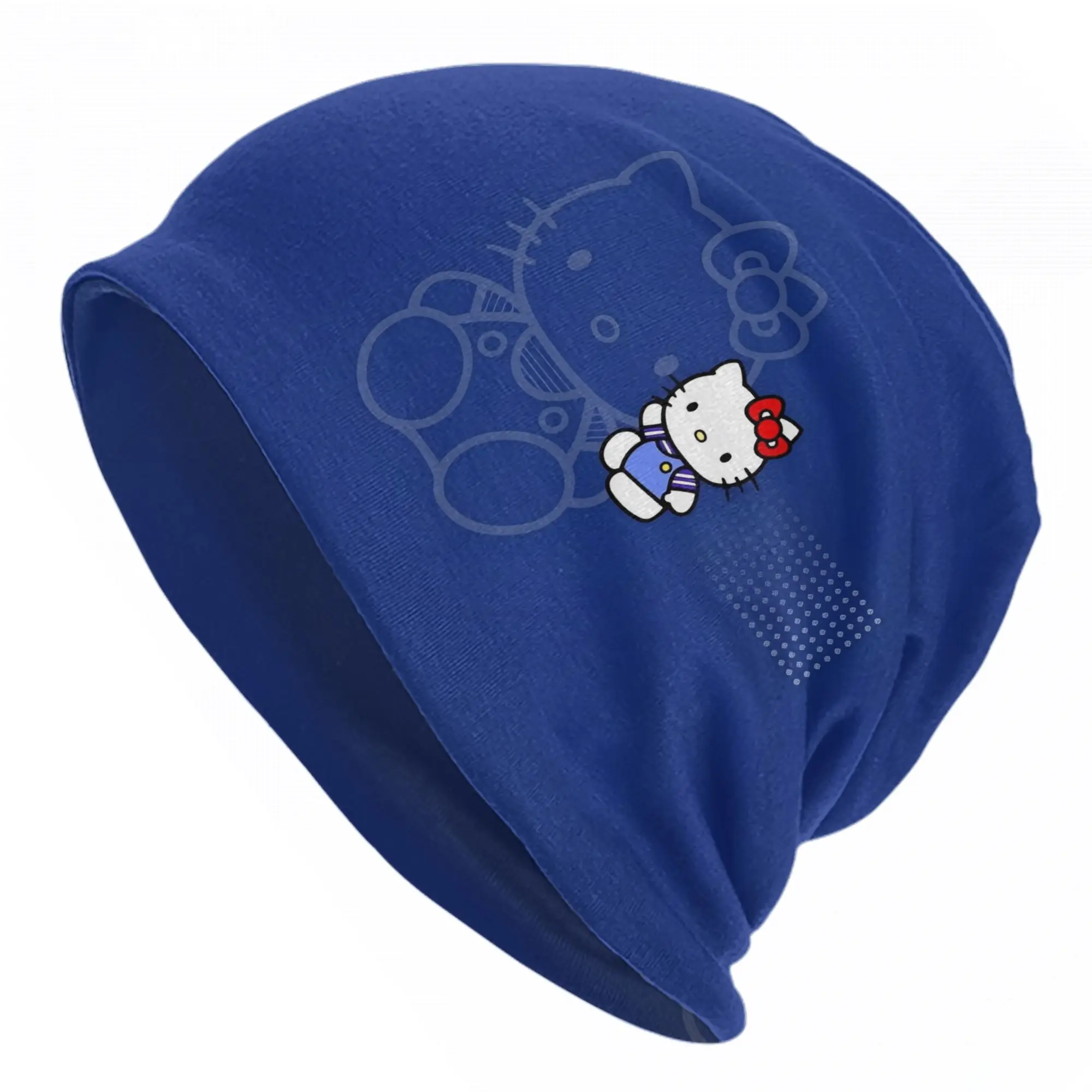 

Hello Kitty Bonnet Hats Hip Hop Outdoor Cute Cartoon Characters Skullies Beanies Hats Unisex Warm Multifunction Caps
