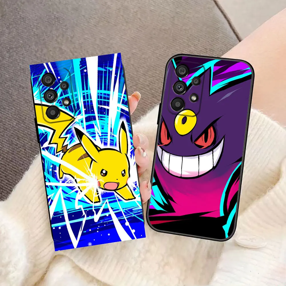 P-Pokemon P-Pikachu Phone Case For Samsung Galaxy A90 A80 A73 A71 A70 A53 A52 A51 A42 A33 A32 A22 A21S A14 A13 A12 Case Funda