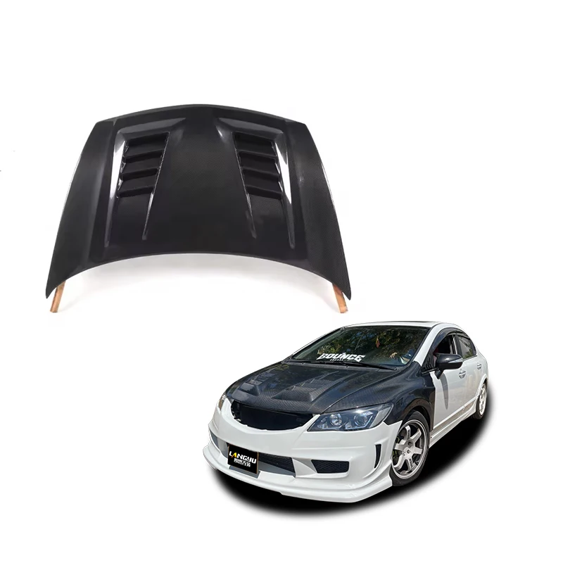 2007-2015 Auto Body Systems FD2 Front Hood For FD2 JSA Style Carbon Fiber Engine Bonnet