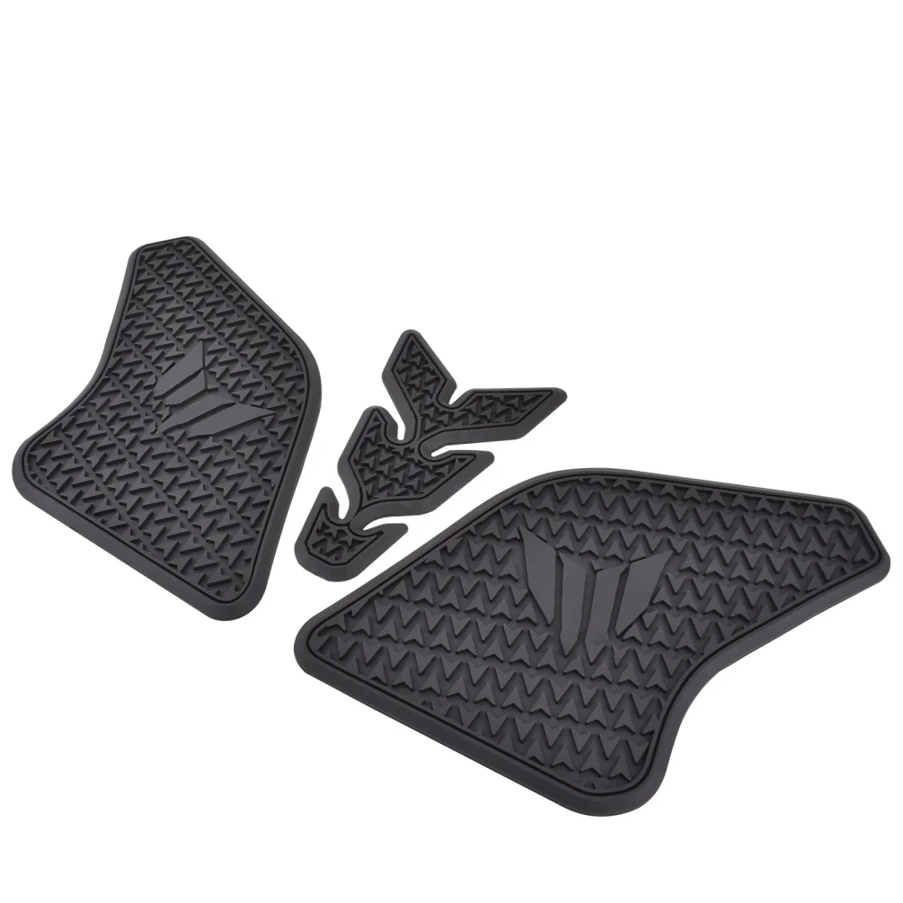 

Для Yamaha MT-07 2021-2024 MT07 боковая накладка на бак, защитная крышка для масла, газа, топлива, резиновая наклейка для мотоцикла, резиновые аксессуары