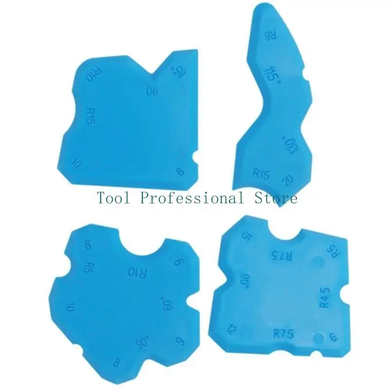 57QF Caulk Spatula Grout Caulking Tip Applicator Caulking Tool For Floor Sink Joint Squeegee Glass Squeegee Scraper Tool