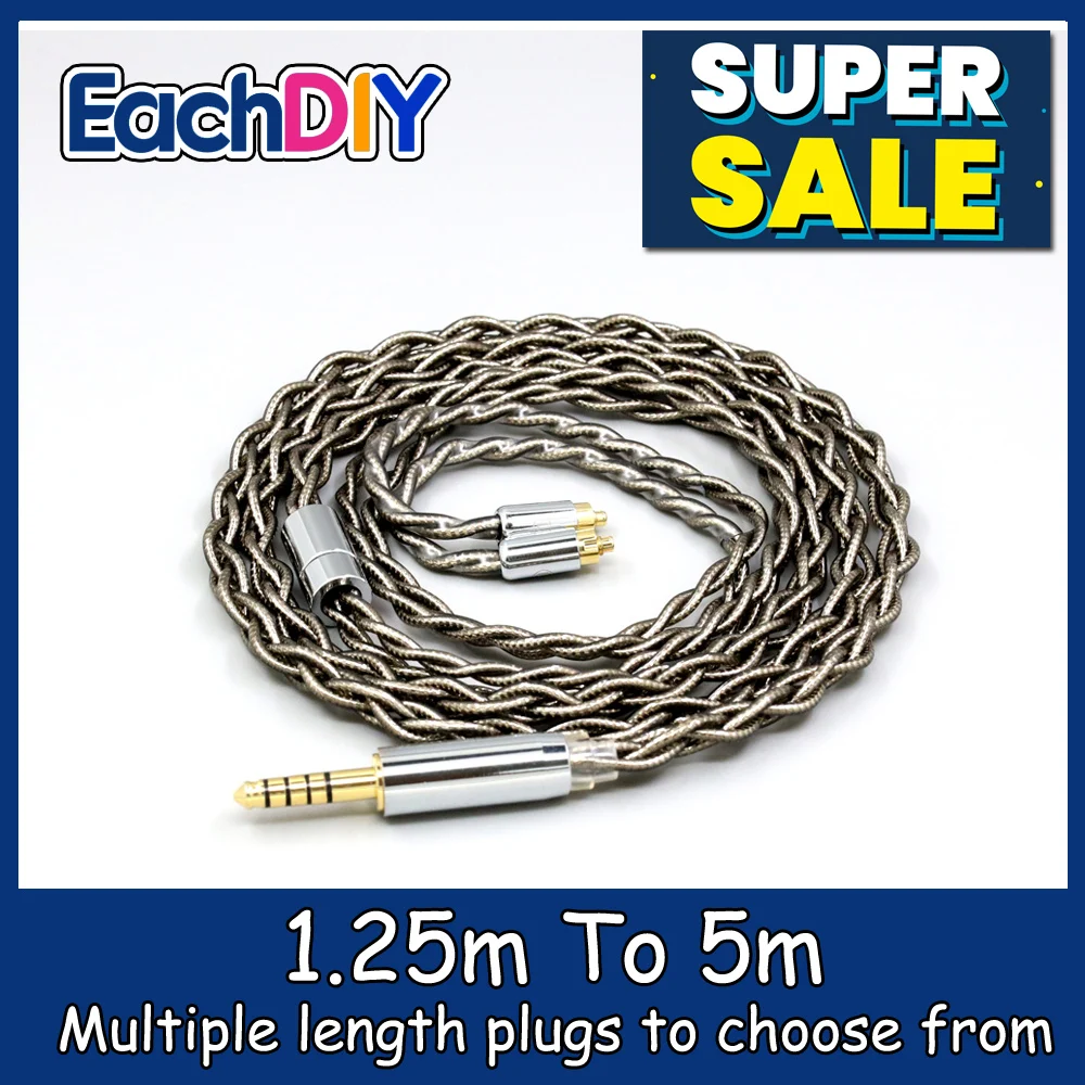 

99% Pure Silver Palladium + Graphene Gold Earphone Shielding Cable For Dunu dn-2002 LN008203